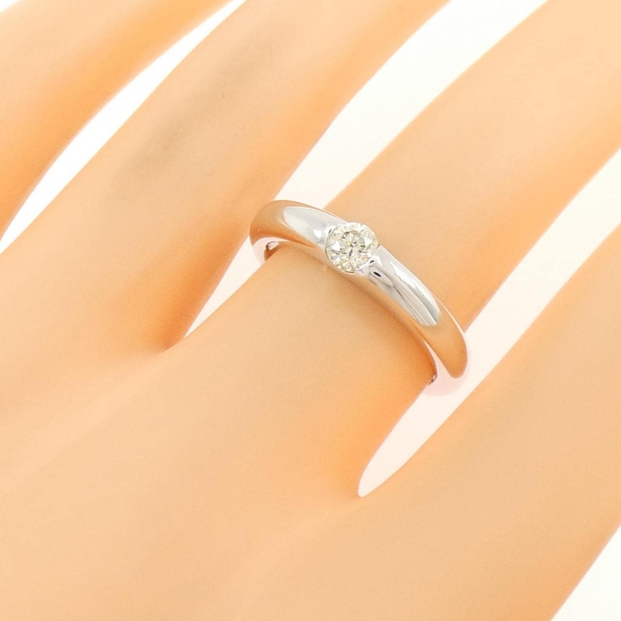 K18WG ダイヤモンド リング 0.255CT