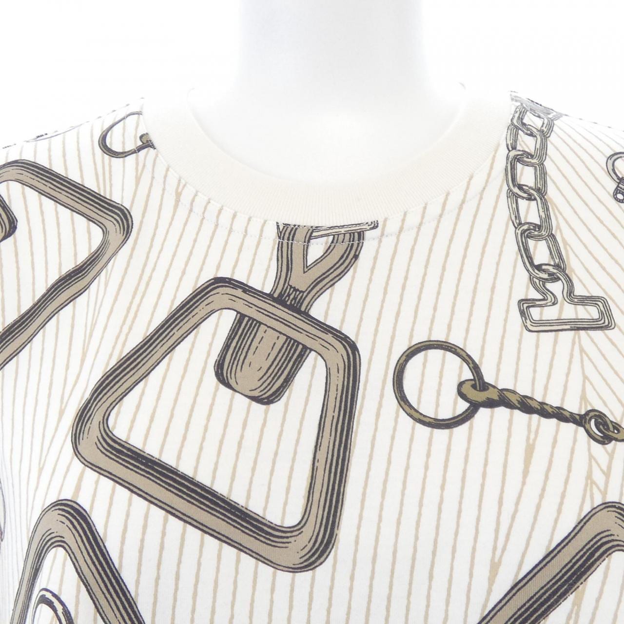 エルメス HERMES EFFET KALEIDOSCOPE 4H4524DH カットワンピース