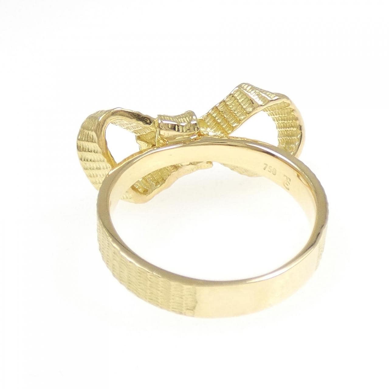 750YG ダイヤモンド リング