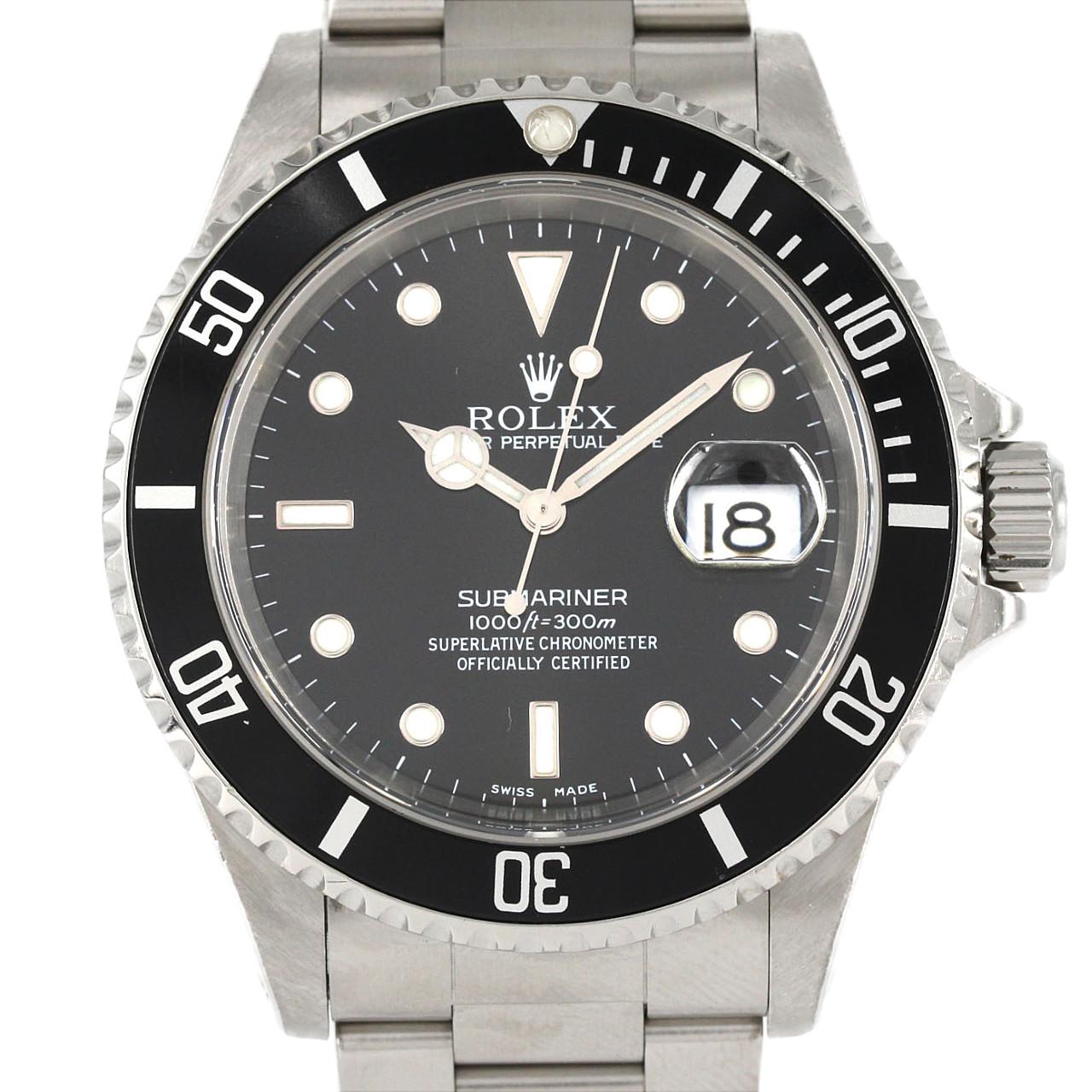 【ノーメンテナンス還元価格】ロレックス サブマリーナーデイト 16610. SS 自動巻 A番