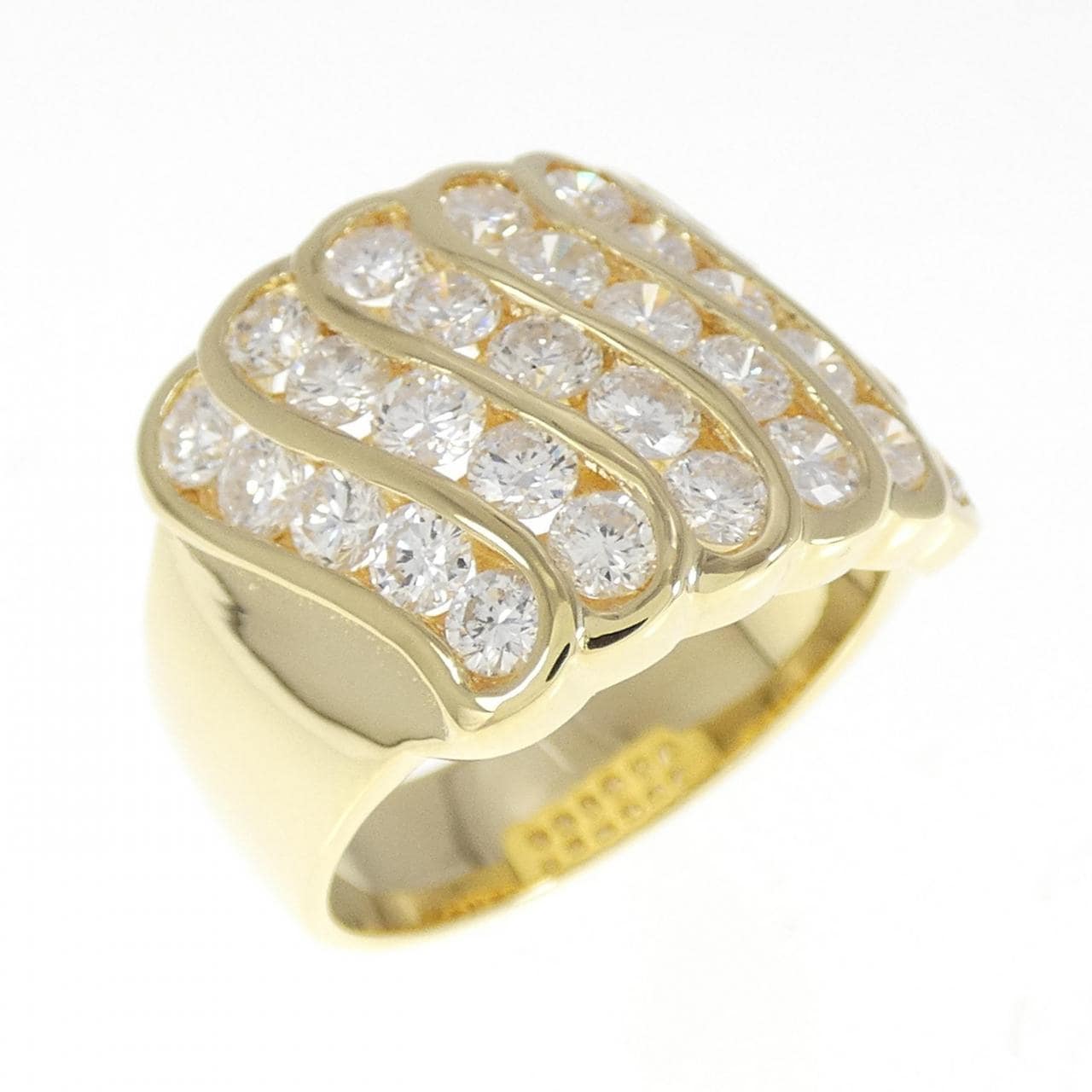 K18YG ダイヤモンド リング 2.15CT