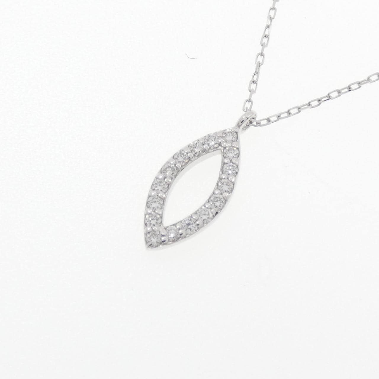 K10WG ダイヤモンド ネックレス 0.07CT