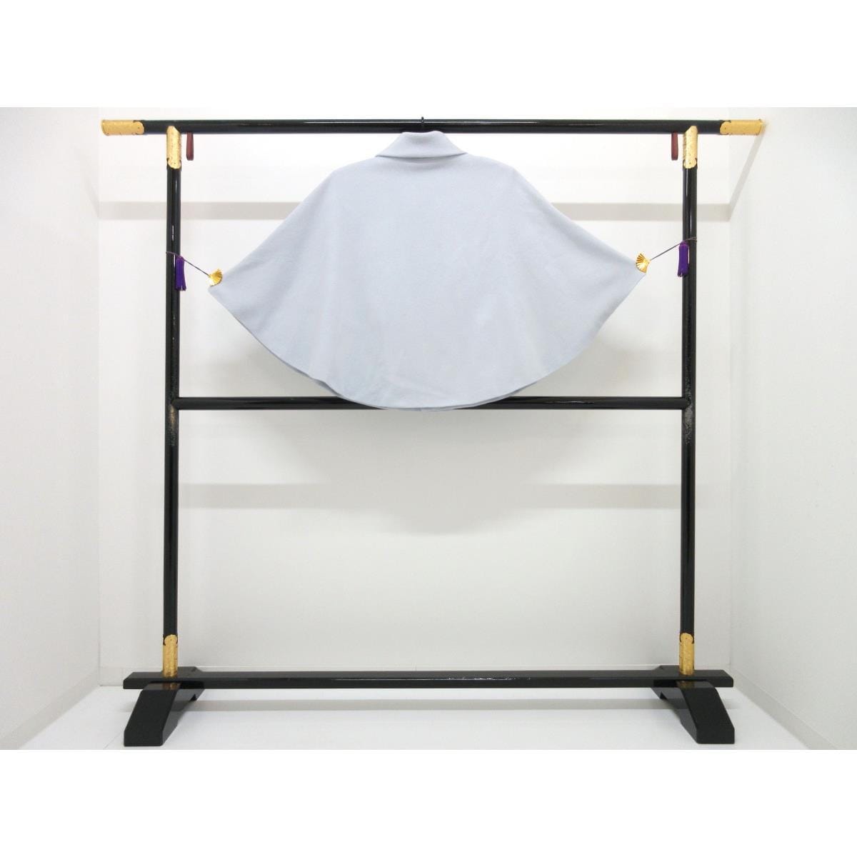 【新品】ケープ カシミヤ混ウール ロール衿