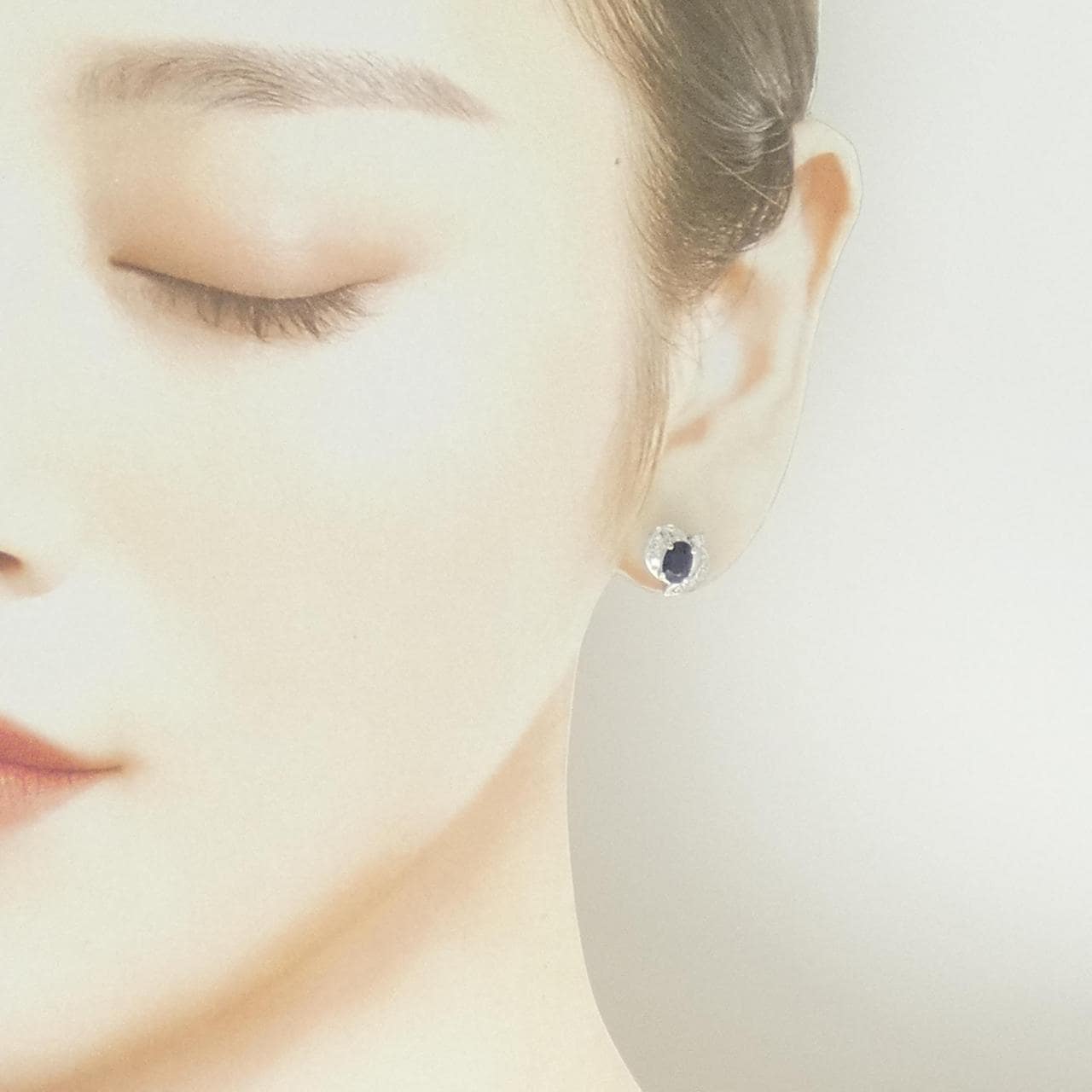 PT900 サファイヤ ピアス 1.32CT