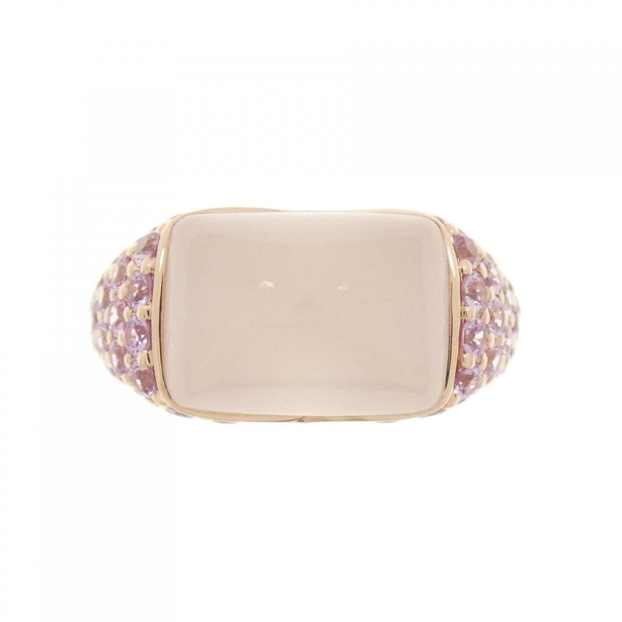 750PG Rose Quartz Ring 7.04CT