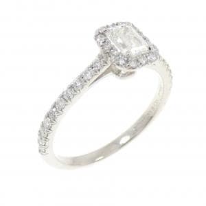 ティファニー ソレスト エメラルドカット リング 0.31CT H VVS1