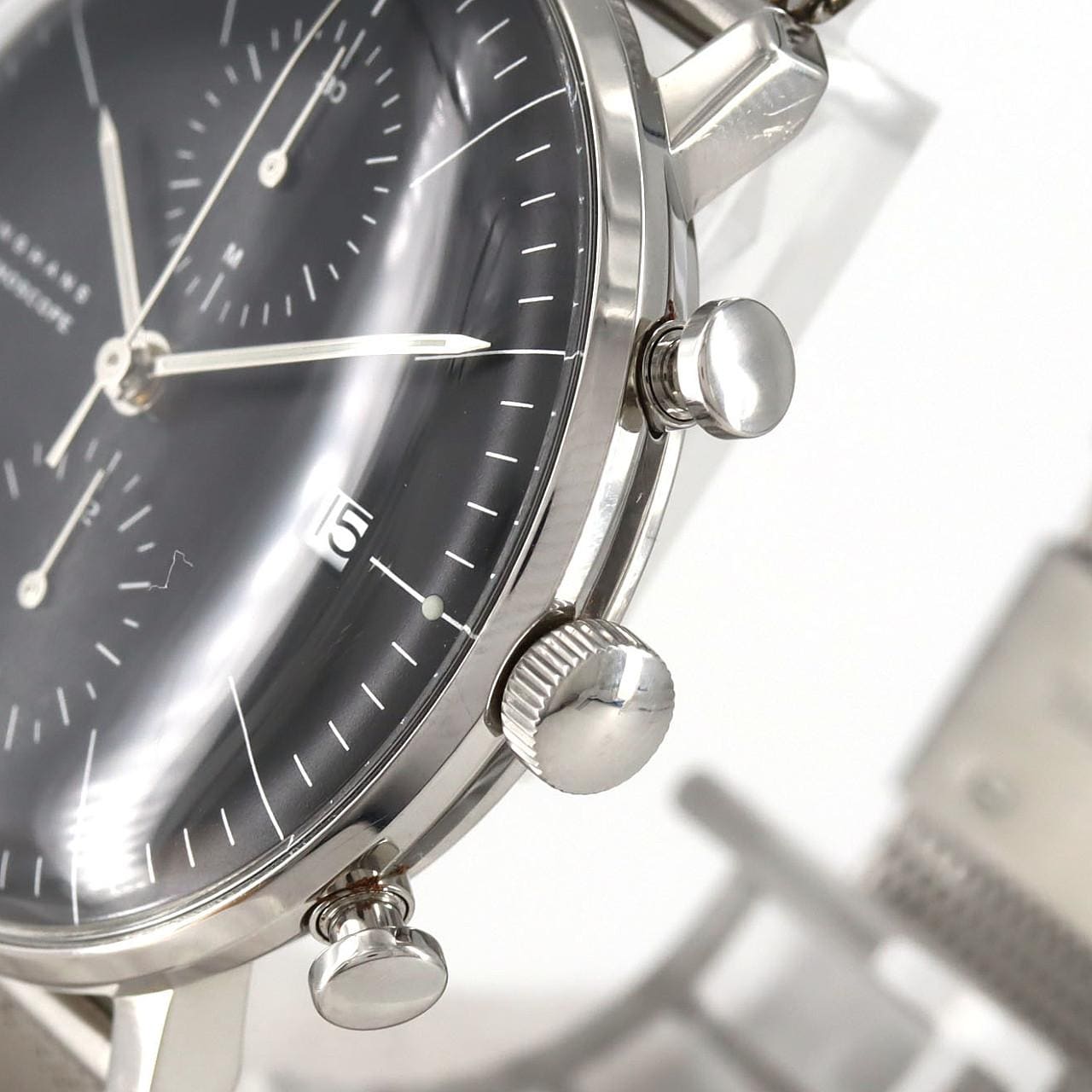 【ノーメンテナンス還元価格】ユンハンス マックスビル クロノスコープ 27/4601 SS 自動巻