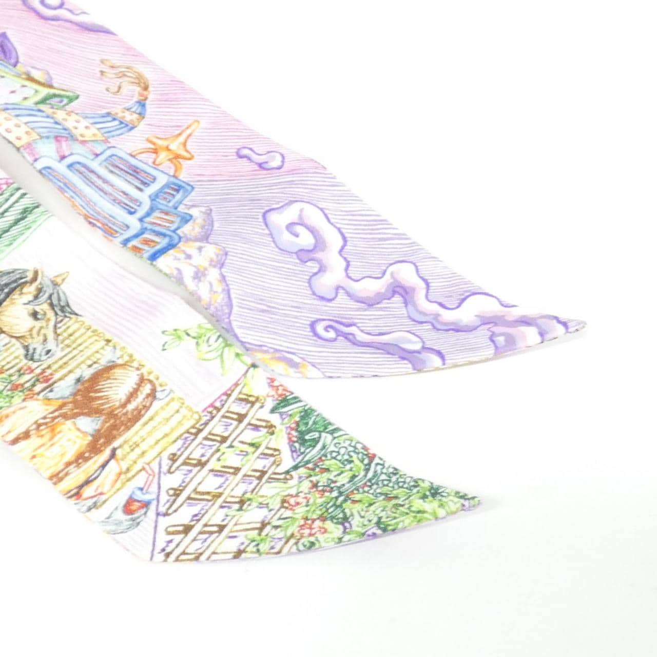 【未使用品】エルメス CITY OF LIGHT ツイリー 064103S スカーフ