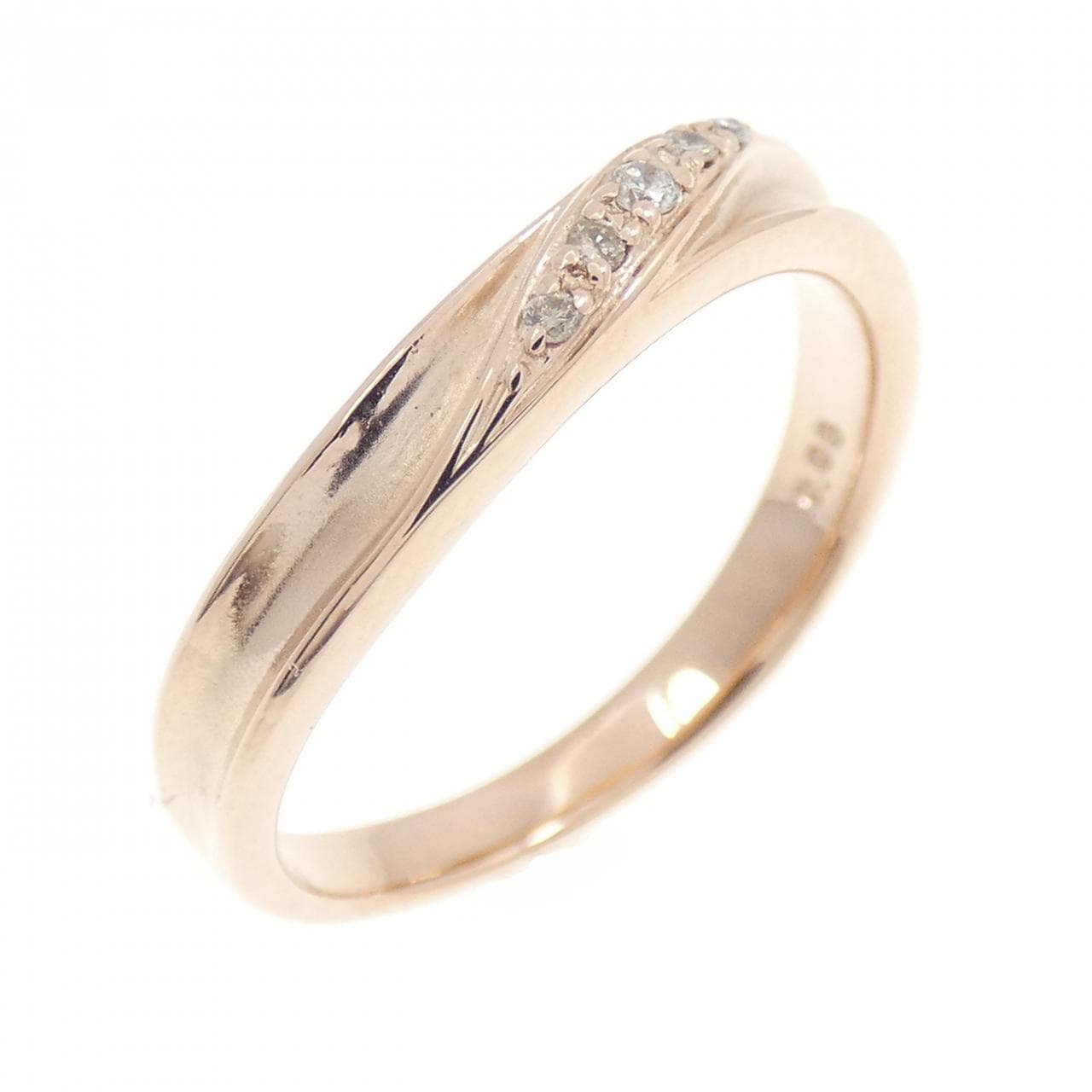 K10PG ダイヤモンド リング 0.03CT