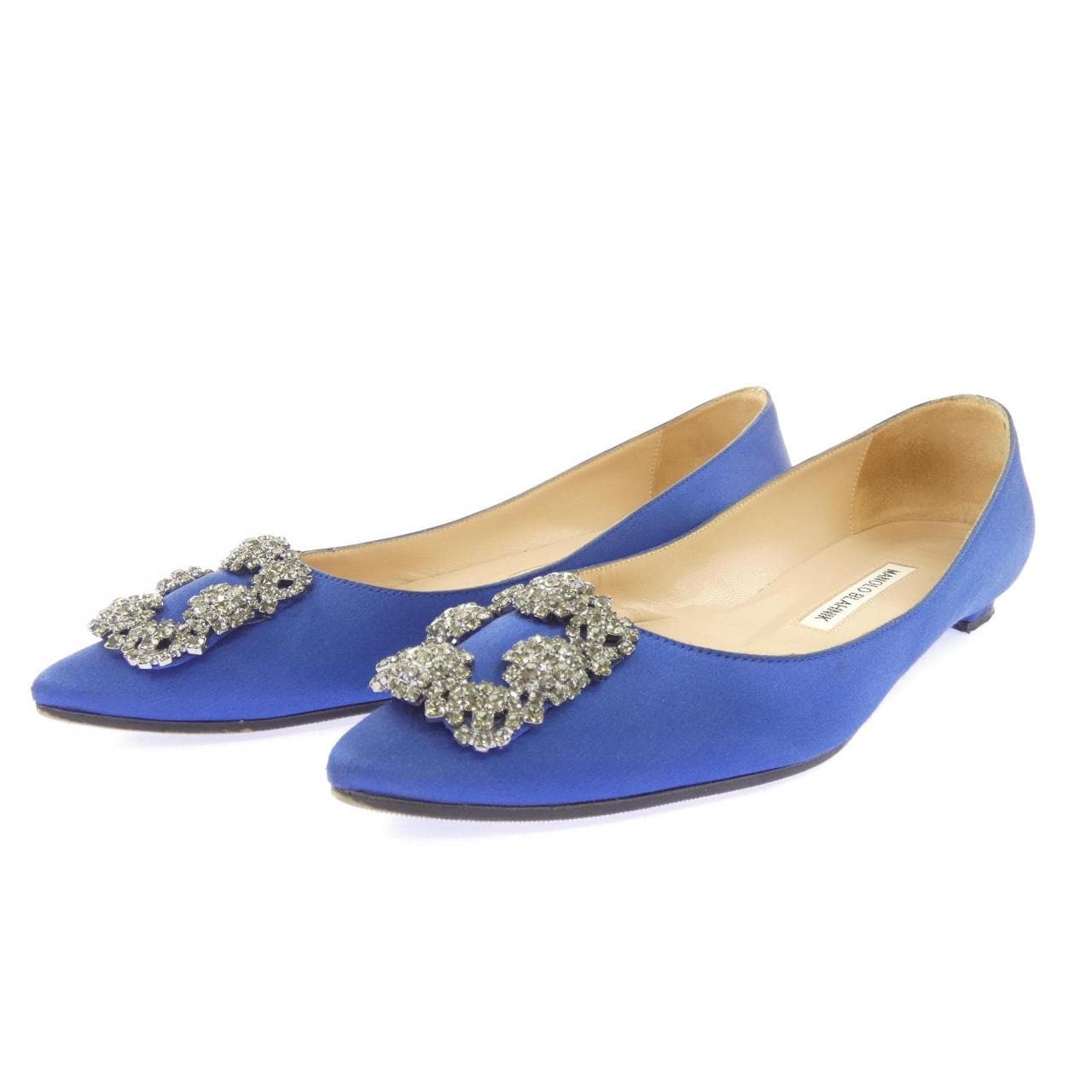 マノロブラニク MANOLO BLAHNIK HANGISI FLAT フラットシューズ