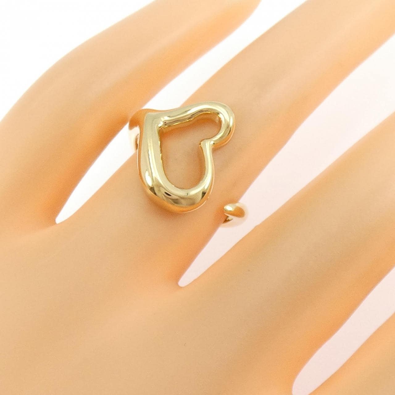 ティファニー オープンハート リング