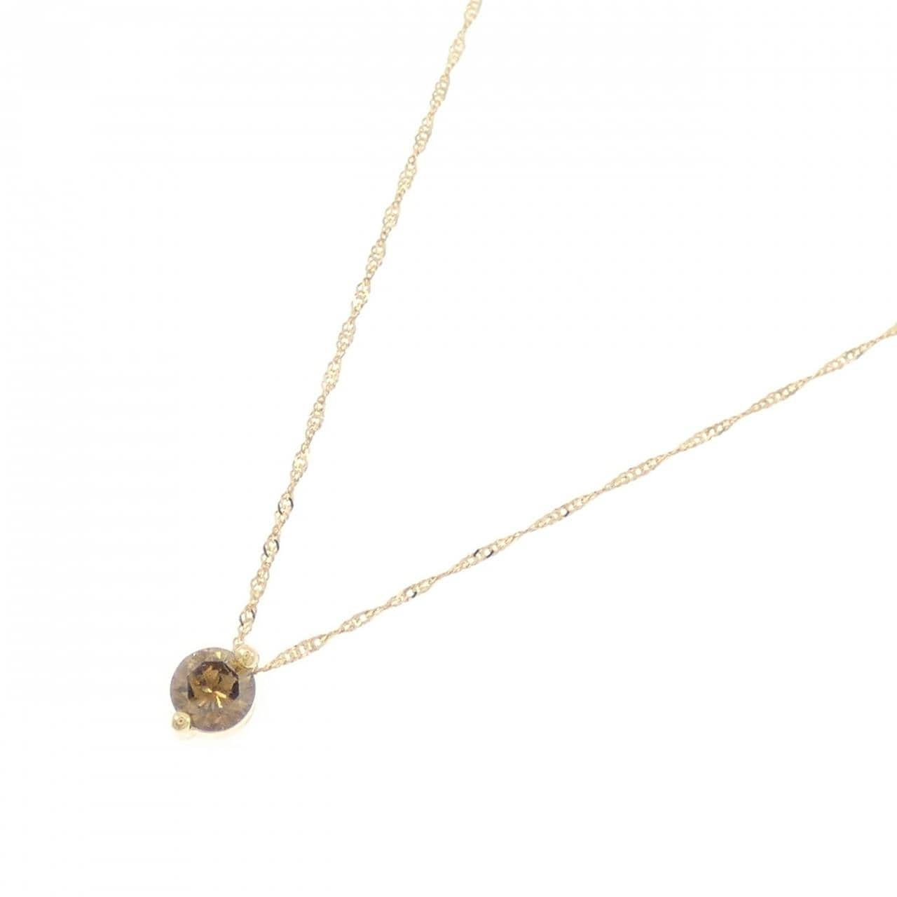 K18YG ダイヤモンド ネックレス 0.30CT