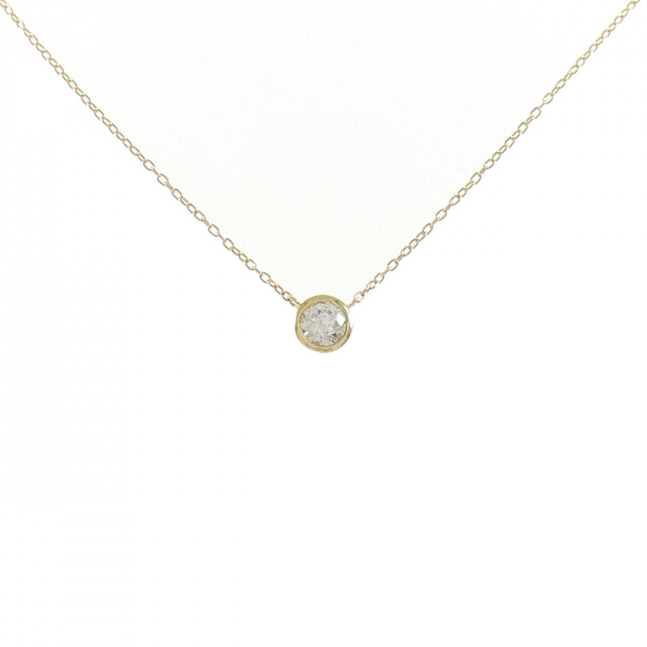 K18YG ダイヤモンド ネックレス 0.29CT