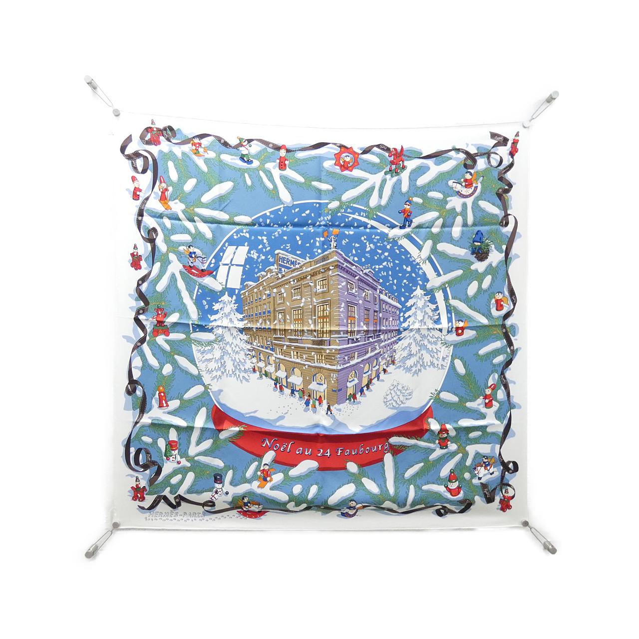 エルメス NOEL AU 24 FA BOURG カレ 002254S スカーフ