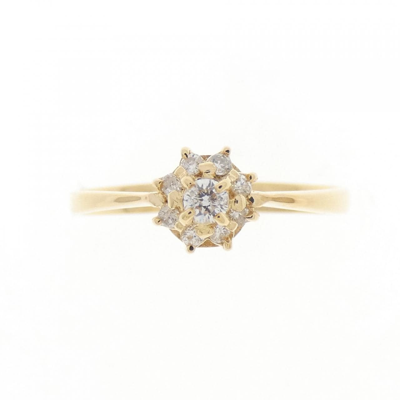 K18YG ダイヤモンド リング 0.11CT