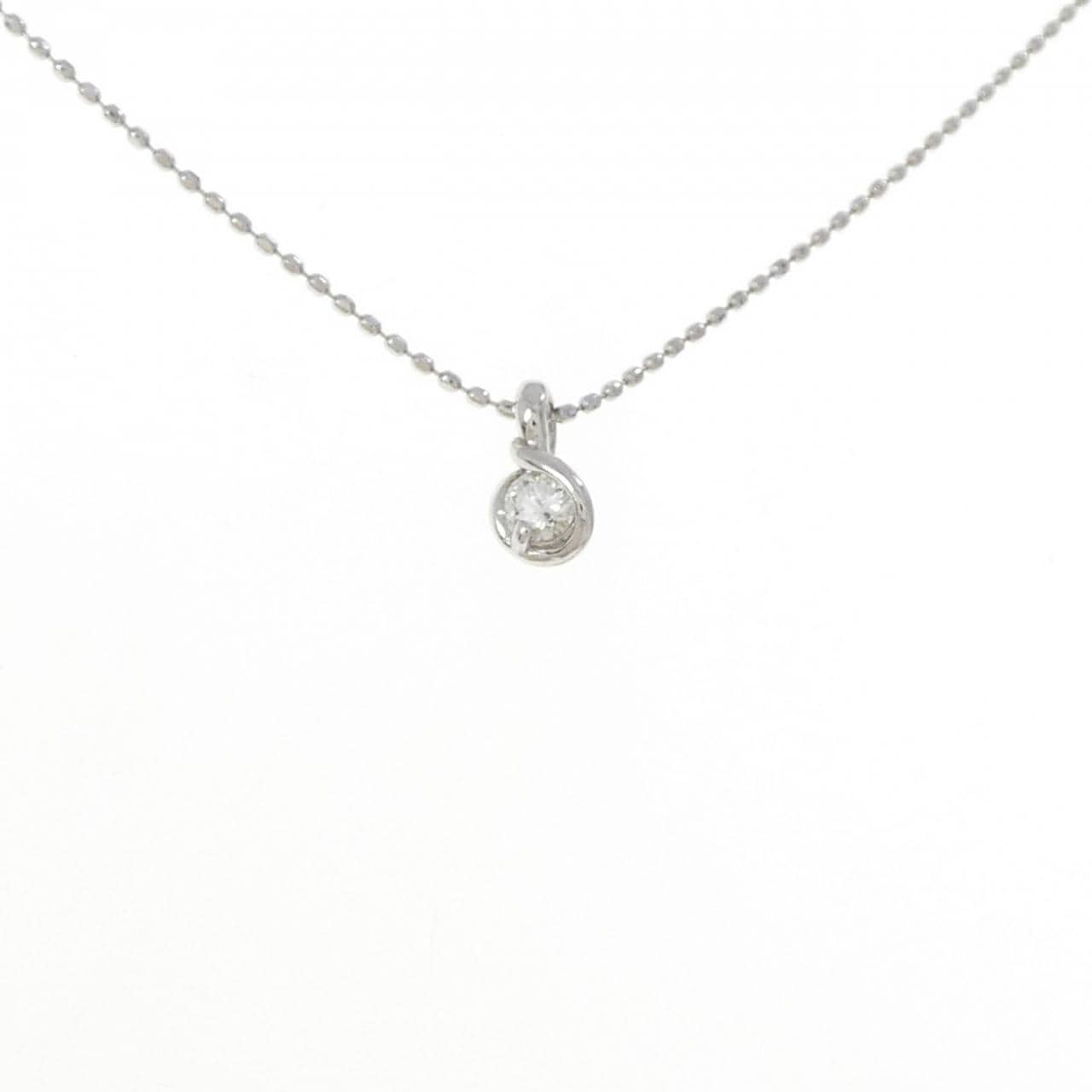 PT900/PT850 ダイヤモンド ネックレス 0.1CT