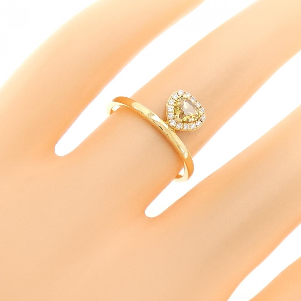 【新品】K18YG ダイヤモンド リング 0.30CT