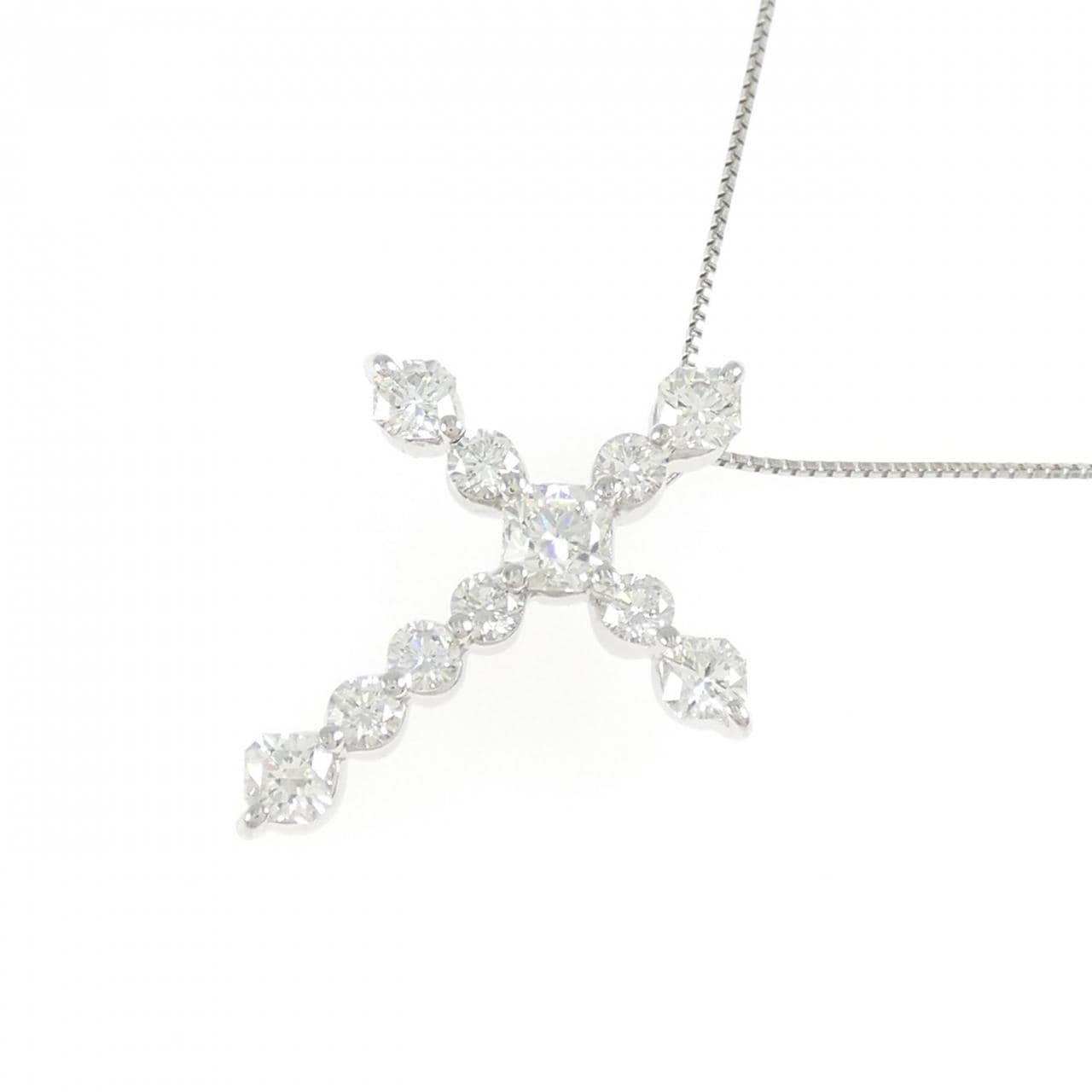 PT900/PT850 ダイヤモンド ネックレス 0.733CT