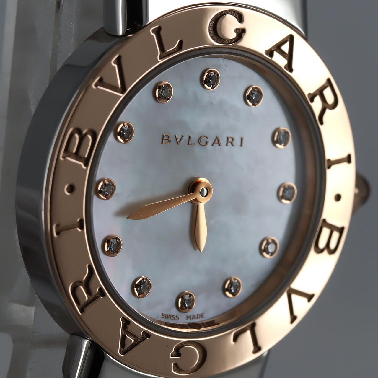 【新品】BVLGARI BVLGARI BVLGARI PG 組合 12 件組中號 BBLP262TSG/BBL262TWSPG/12 不鏽鋼和 PG石英