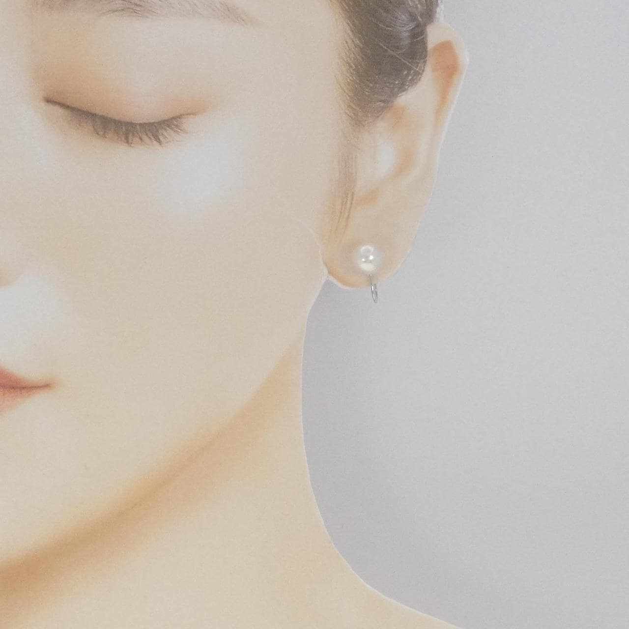 MIKIMOTO Akoya珍珠耳夹8.6 毫米