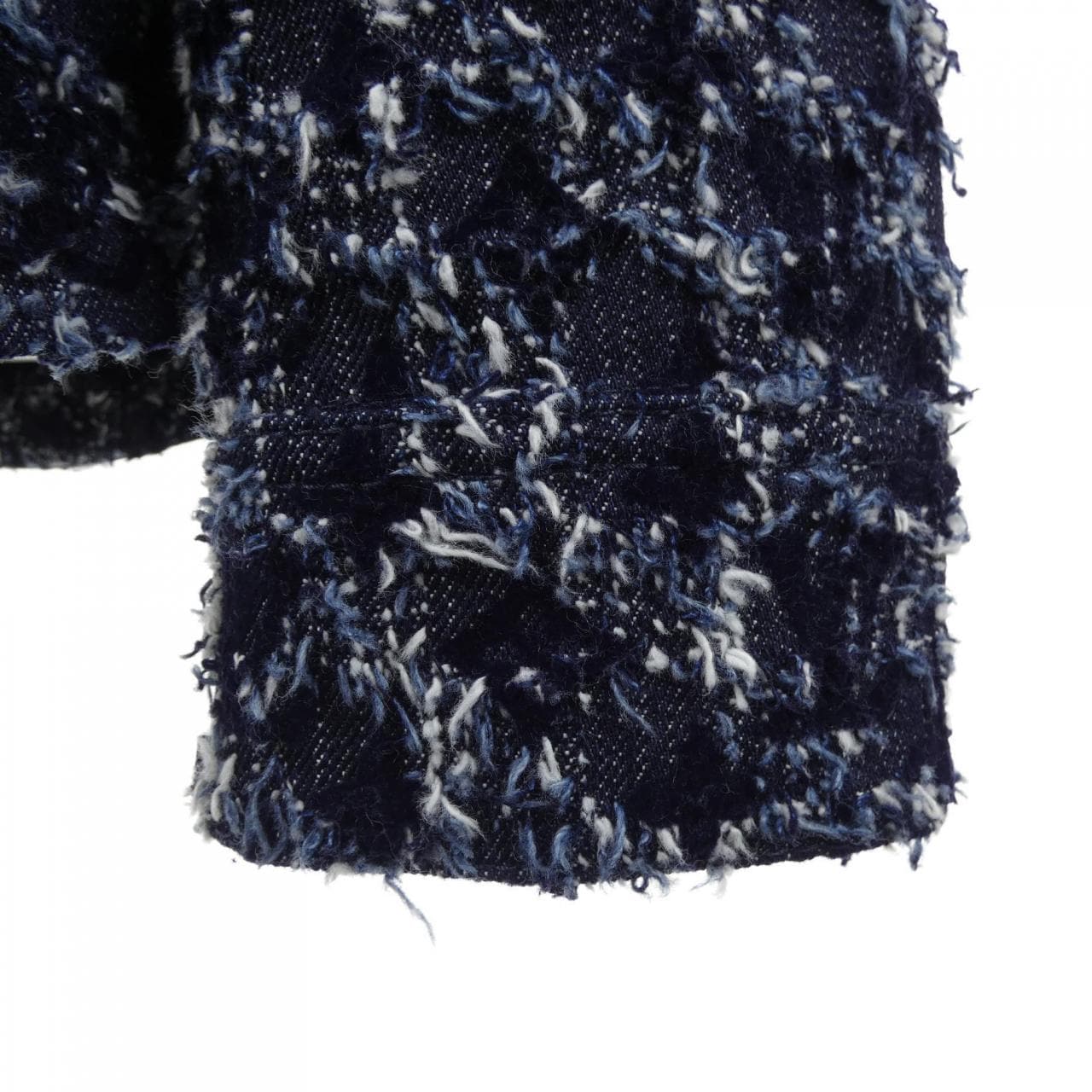 LOUIS VUITTON Flocked Monogram Denim Hoodie HTA23WURL Jacket