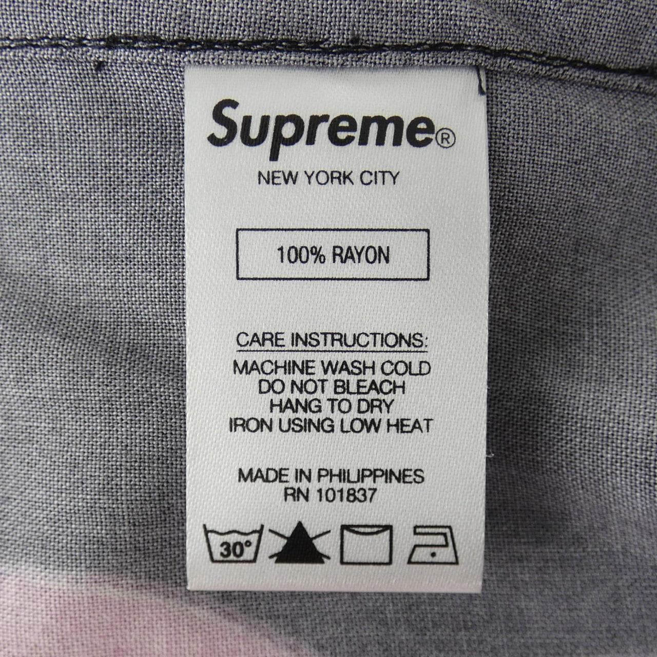 シュプリーム SUPREME DANIEL JOHNSTON RAYON S／Sシャツ