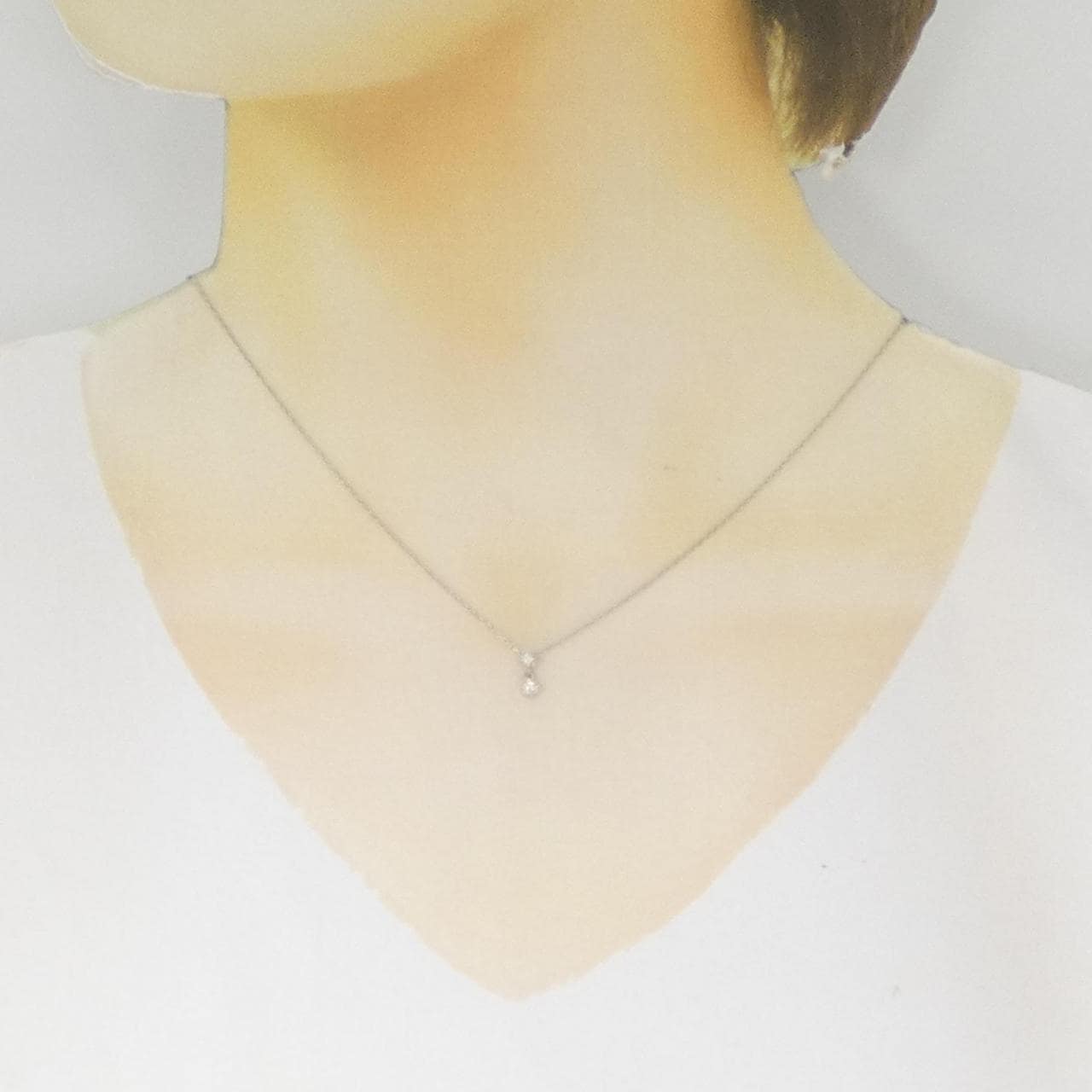 pt Diamond necklace
