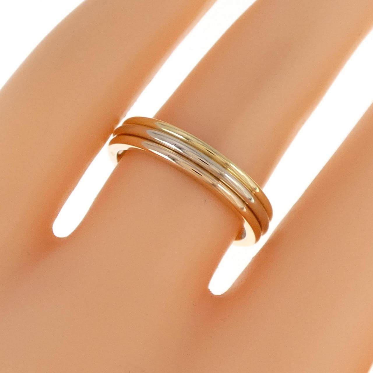 Cartier three gold wedding ring