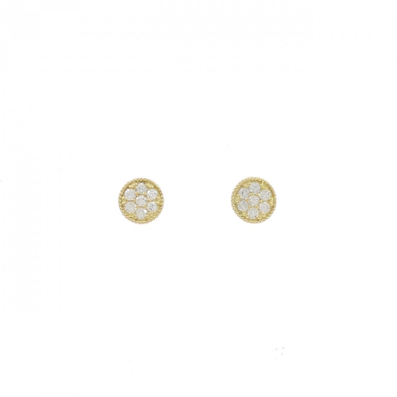 K18YG ダイヤモンド ピアス 0.2CT