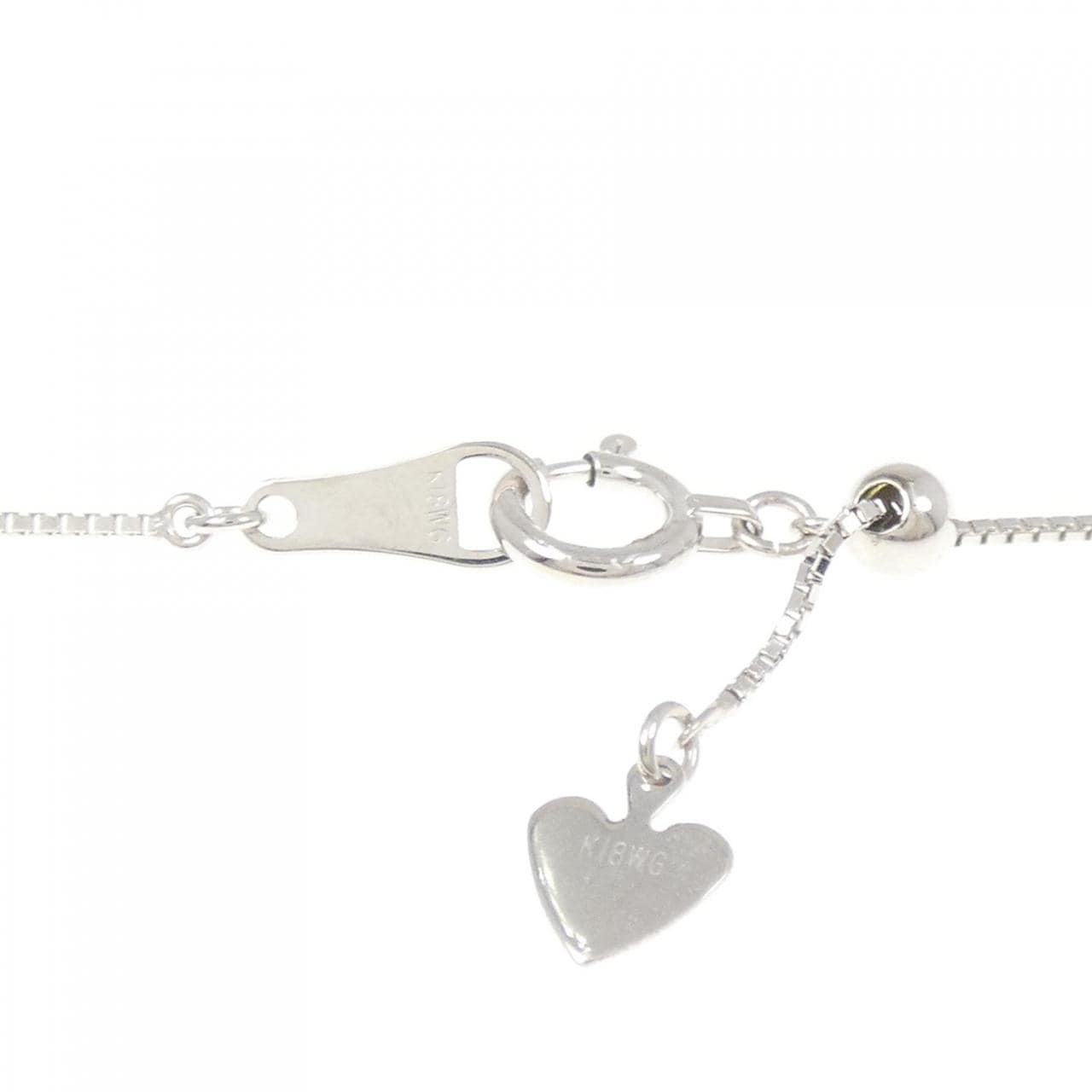 K18WG ダイヤモンド ネックレス 0.255CT