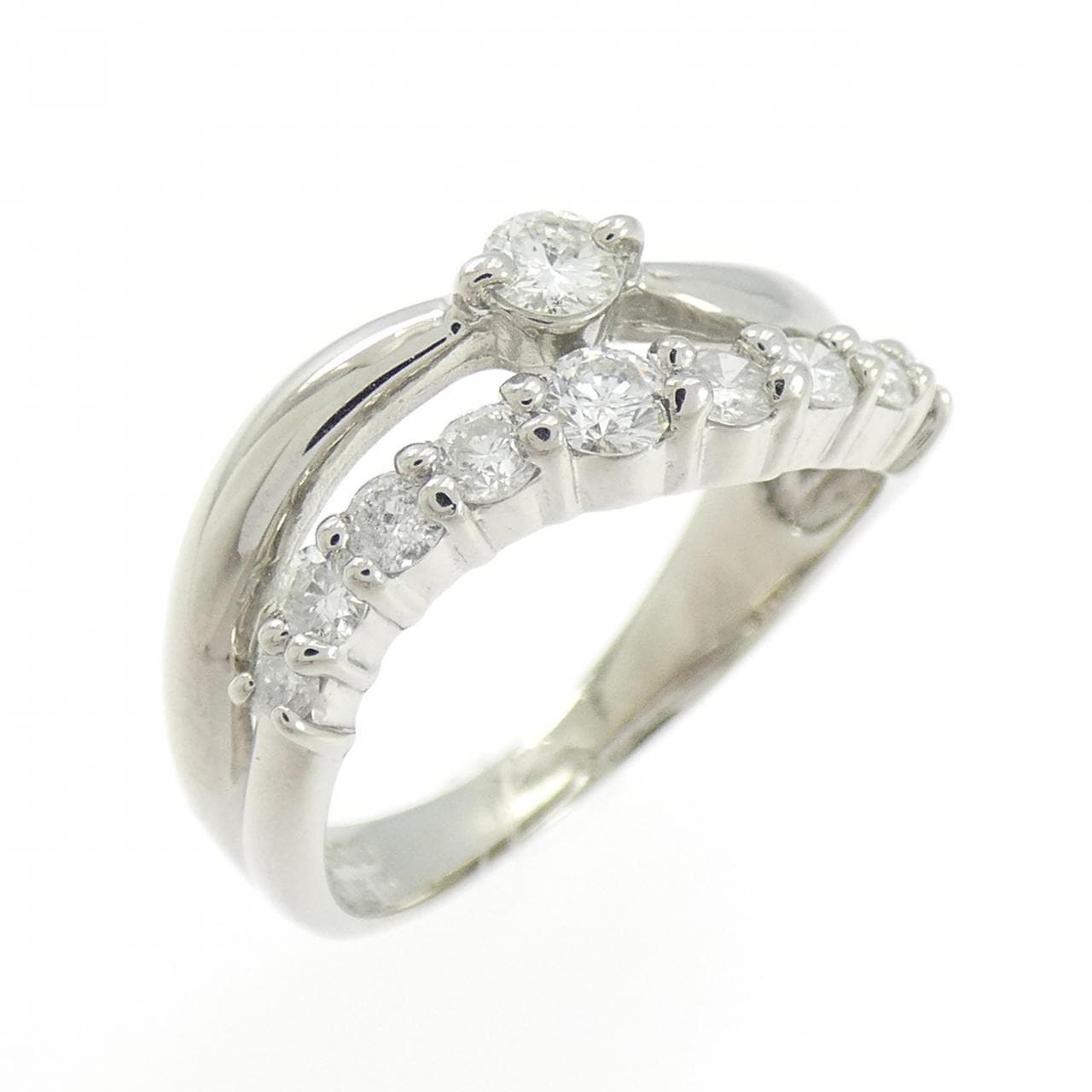 PT900 Diamond Ring 0.50CT