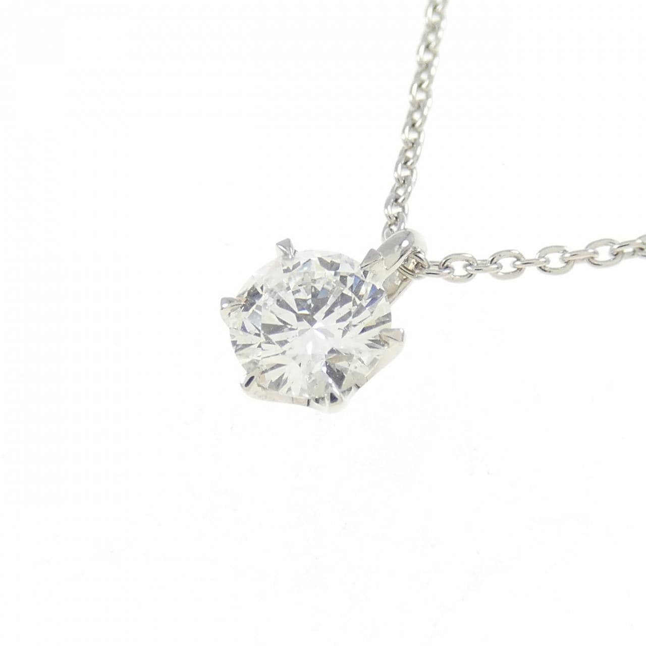 【リメイク】PT ダイヤモンド ネックレス 0.316CT D SI2 3EXT