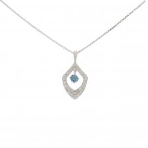 K18WG ダイヤモンド ネックレス 0.10CT