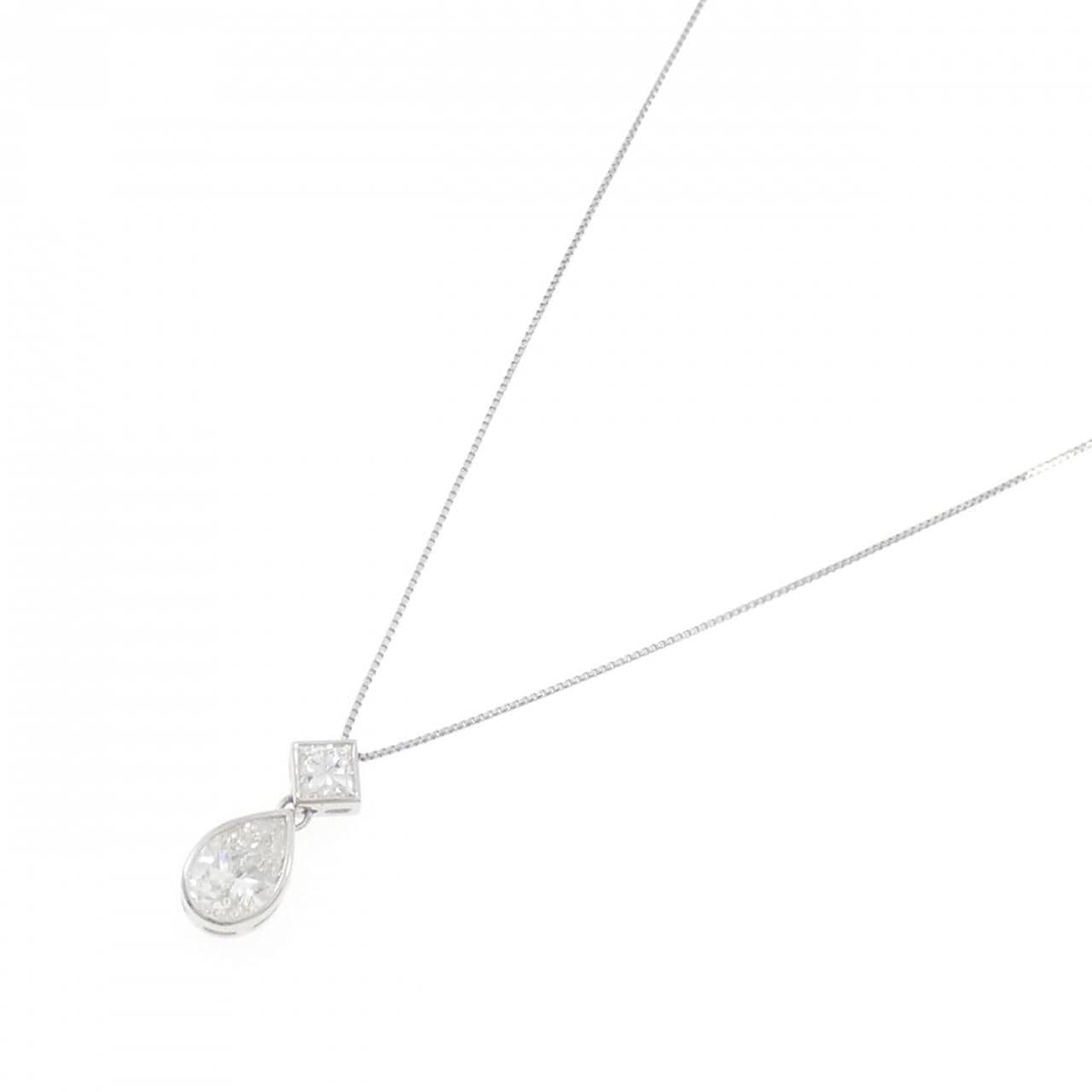 PT900/PT850 ダイヤモンド ネックレス 1.02CT
