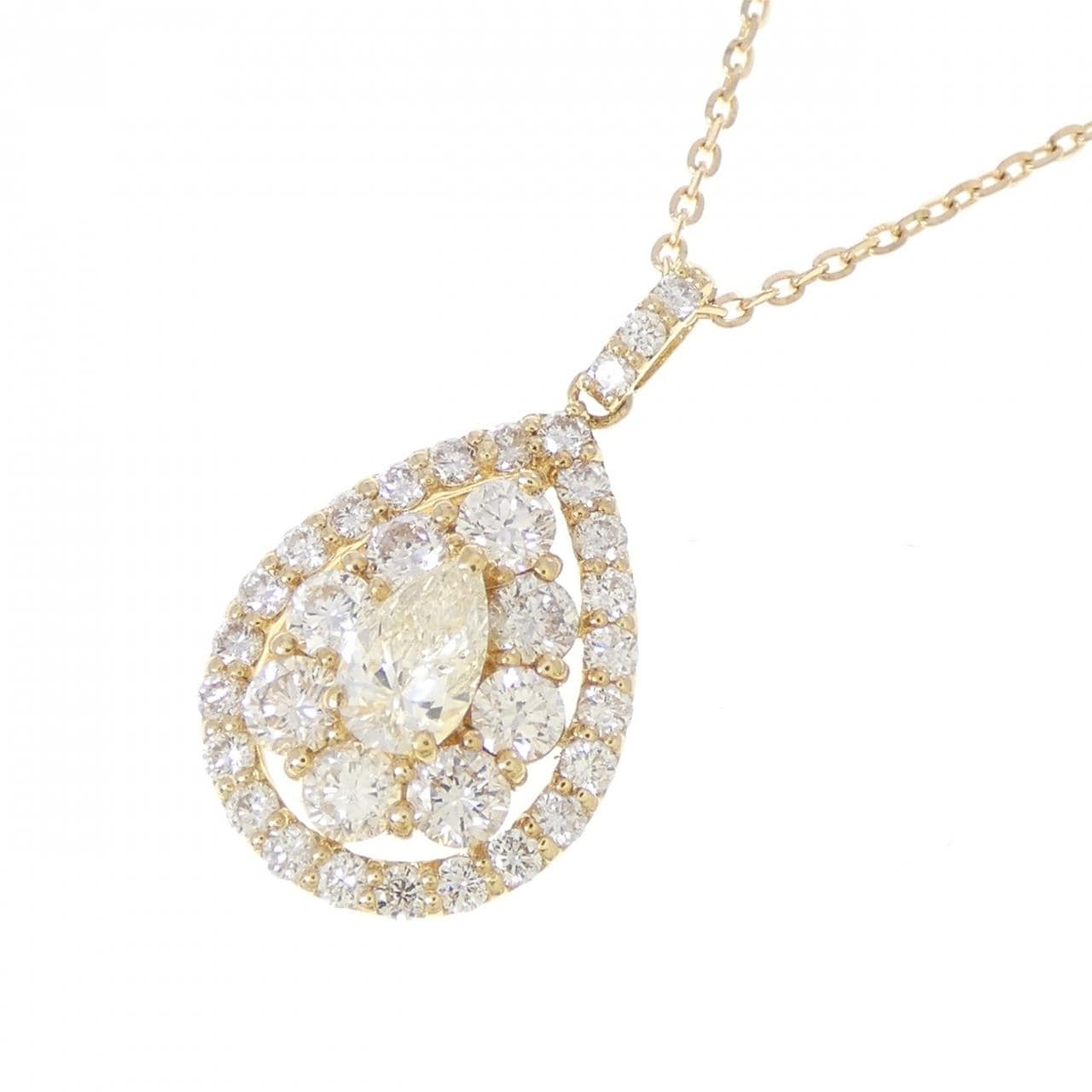 K18YG ダイヤモンド ネックレス 1.00CT
