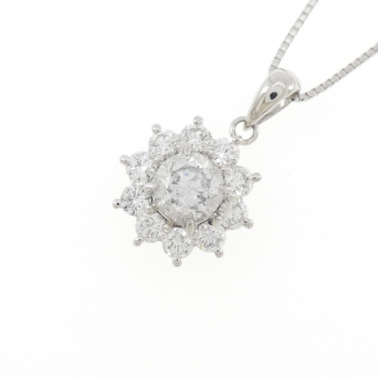 PT900/PT850 ダイヤモンド ネックレス 0.64CT