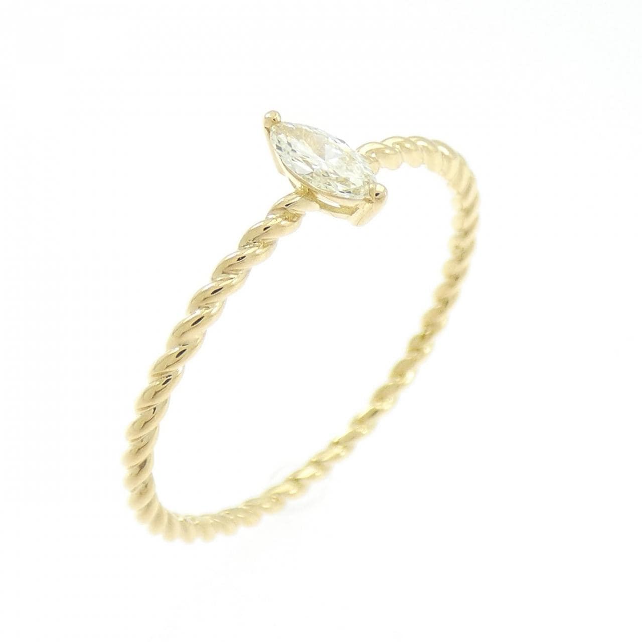 K18YG ダイヤモンド リング 0.13CT