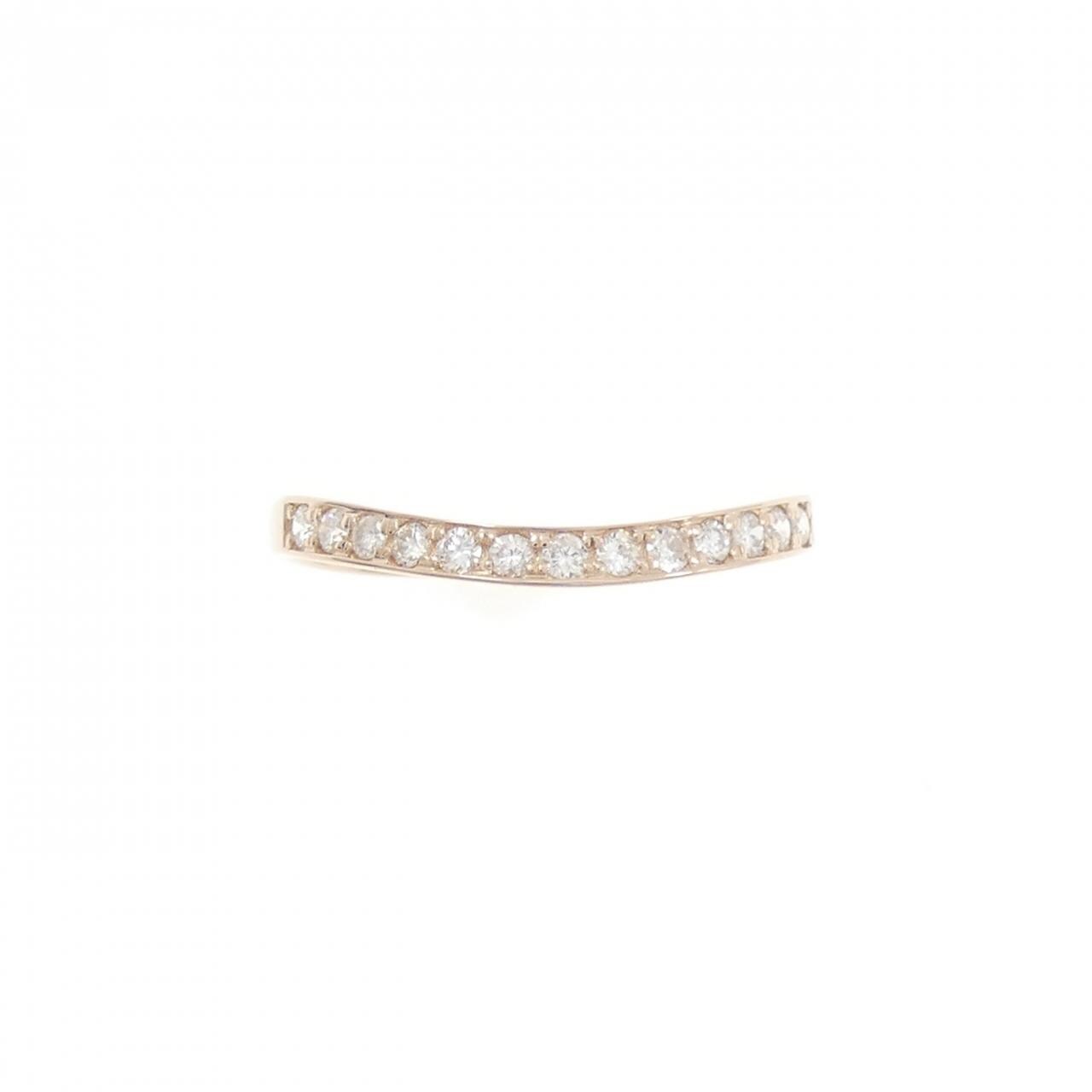 K18PG ダイヤモンド リング 0.15CT