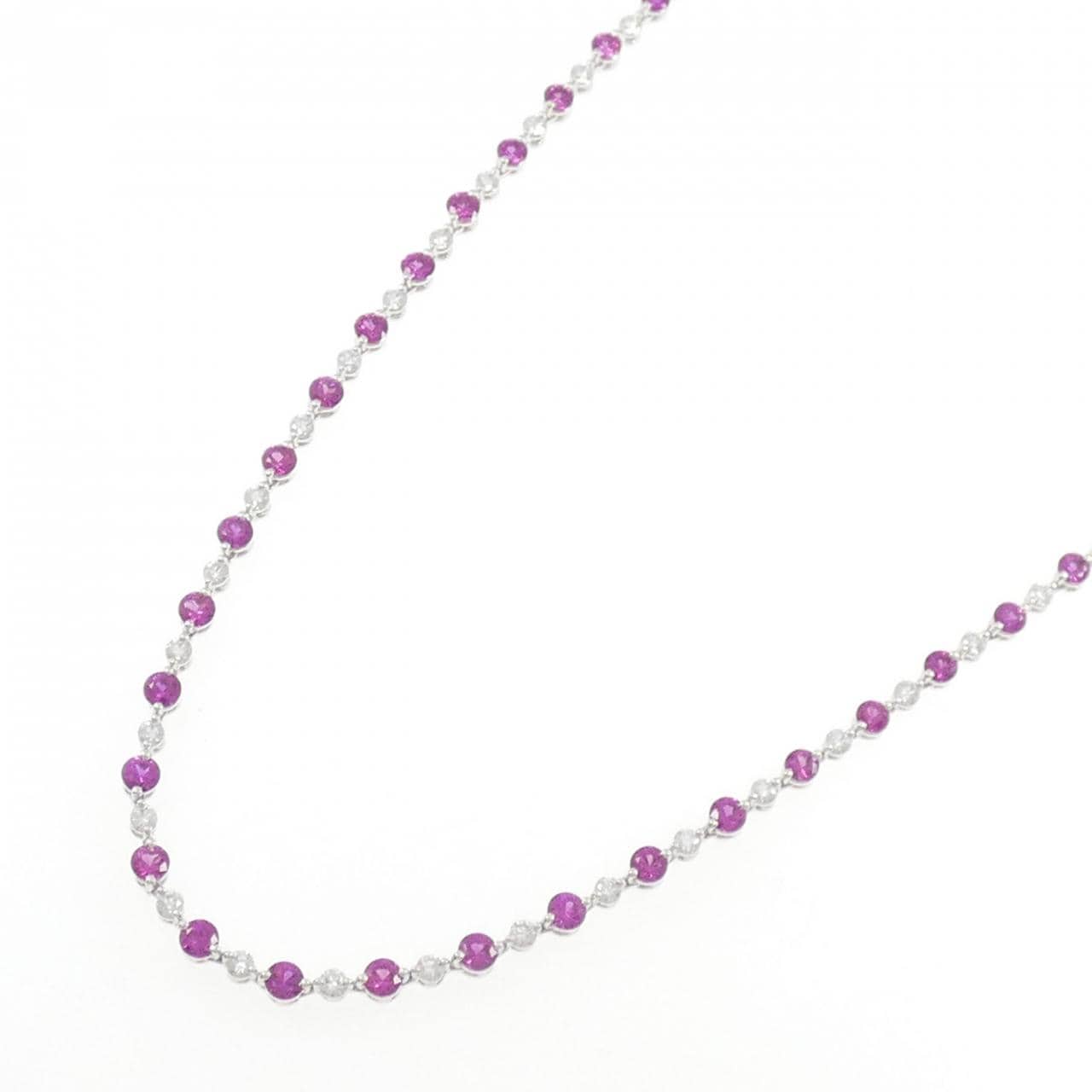 ミキモト ルビー ネックレス 7.12CT