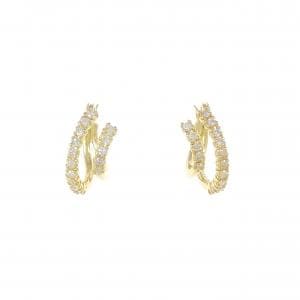 K18YG ダイヤモンド ピアス 0.20CT