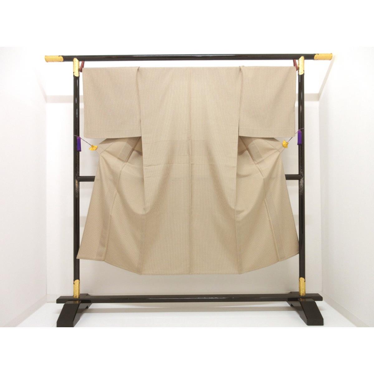 【未使用品】男物　単衣　お召織