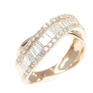 K18PG ダイヤモンド リング 1.00CT