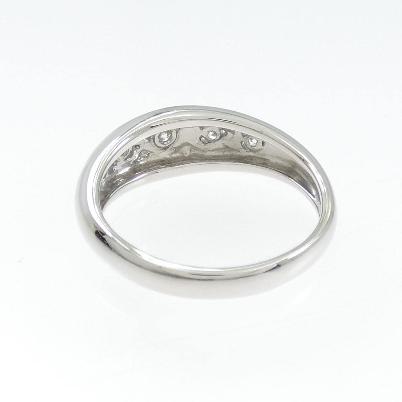 PT900 ハート ダイヤモンド リング 0.13CT