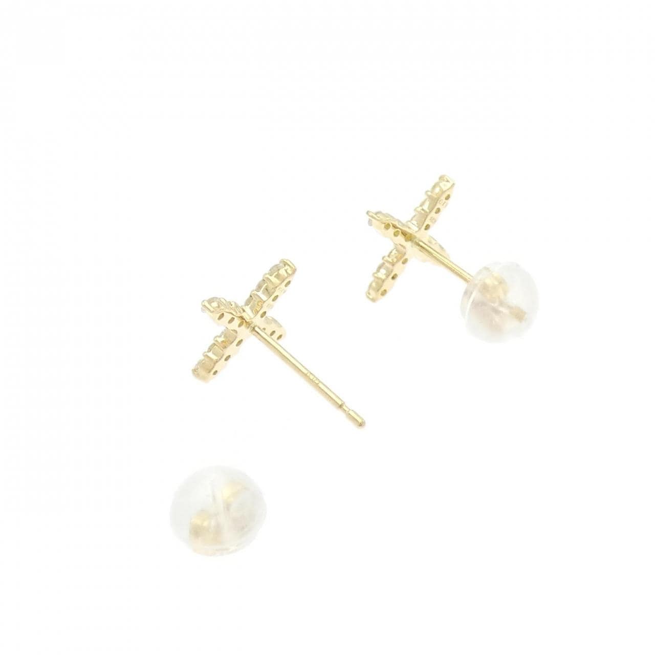 【リメイク】K18YG ダイヤモンド ピアス 0.20CT
