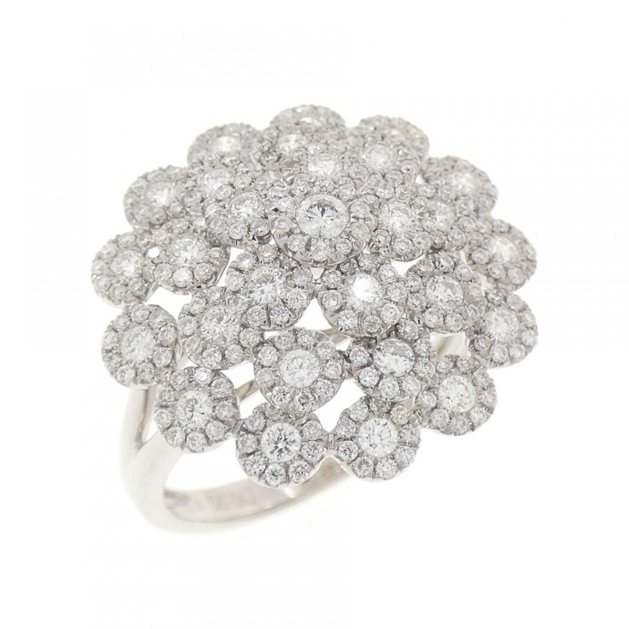 K18WG ダイヤモンド リング 0.99CT