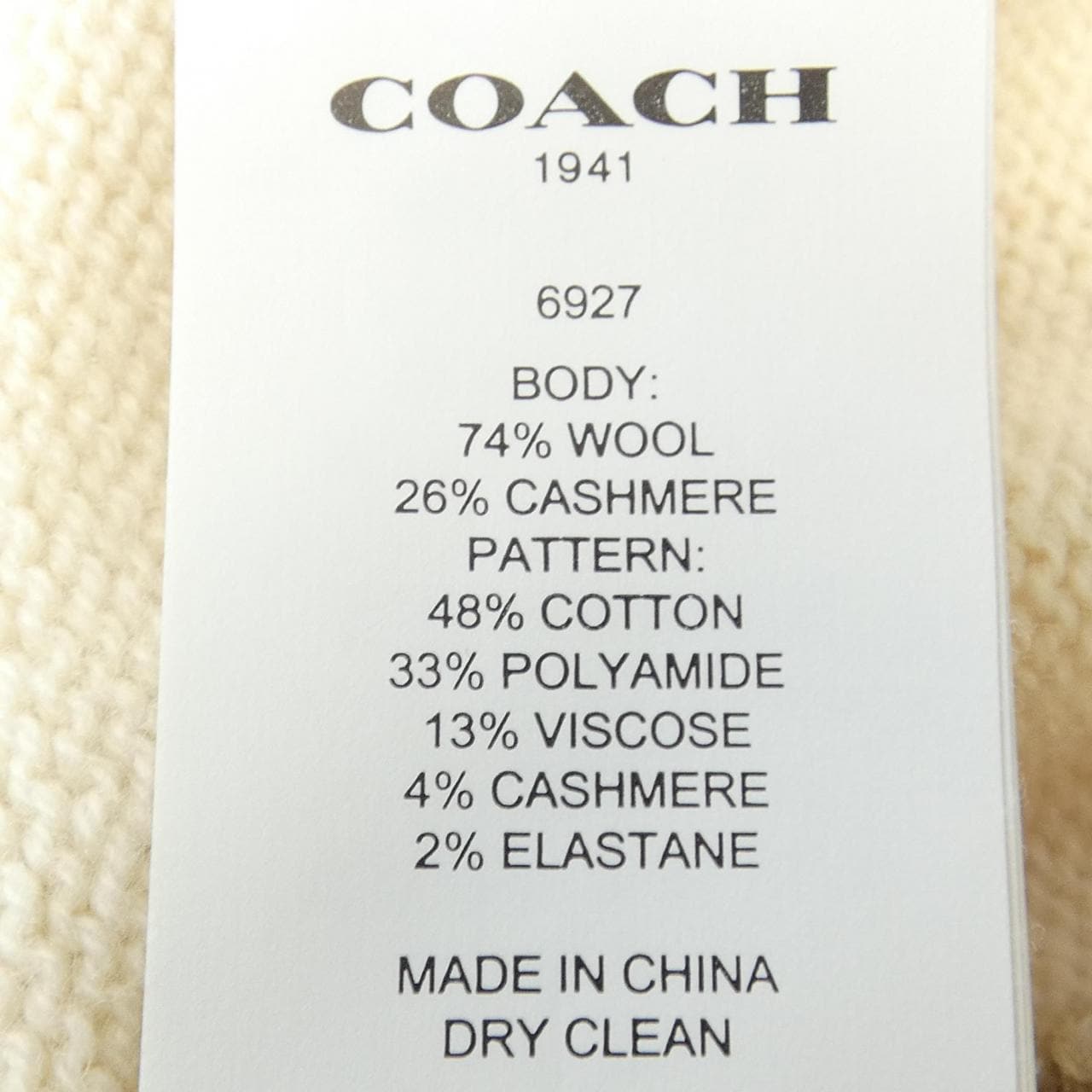 コーチ COACH ニット