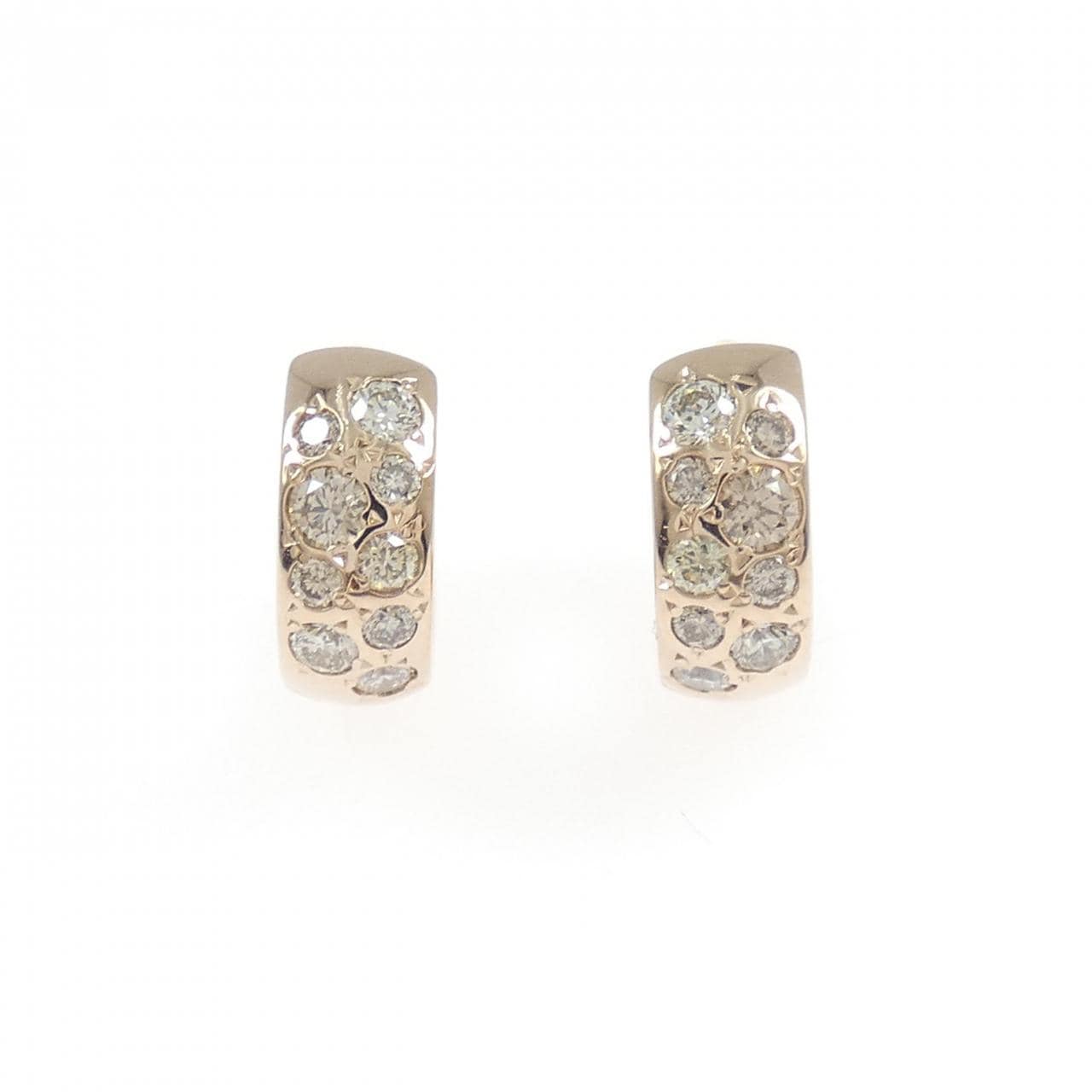 カシケイ カシケイ バンド ピアス 0.26CT