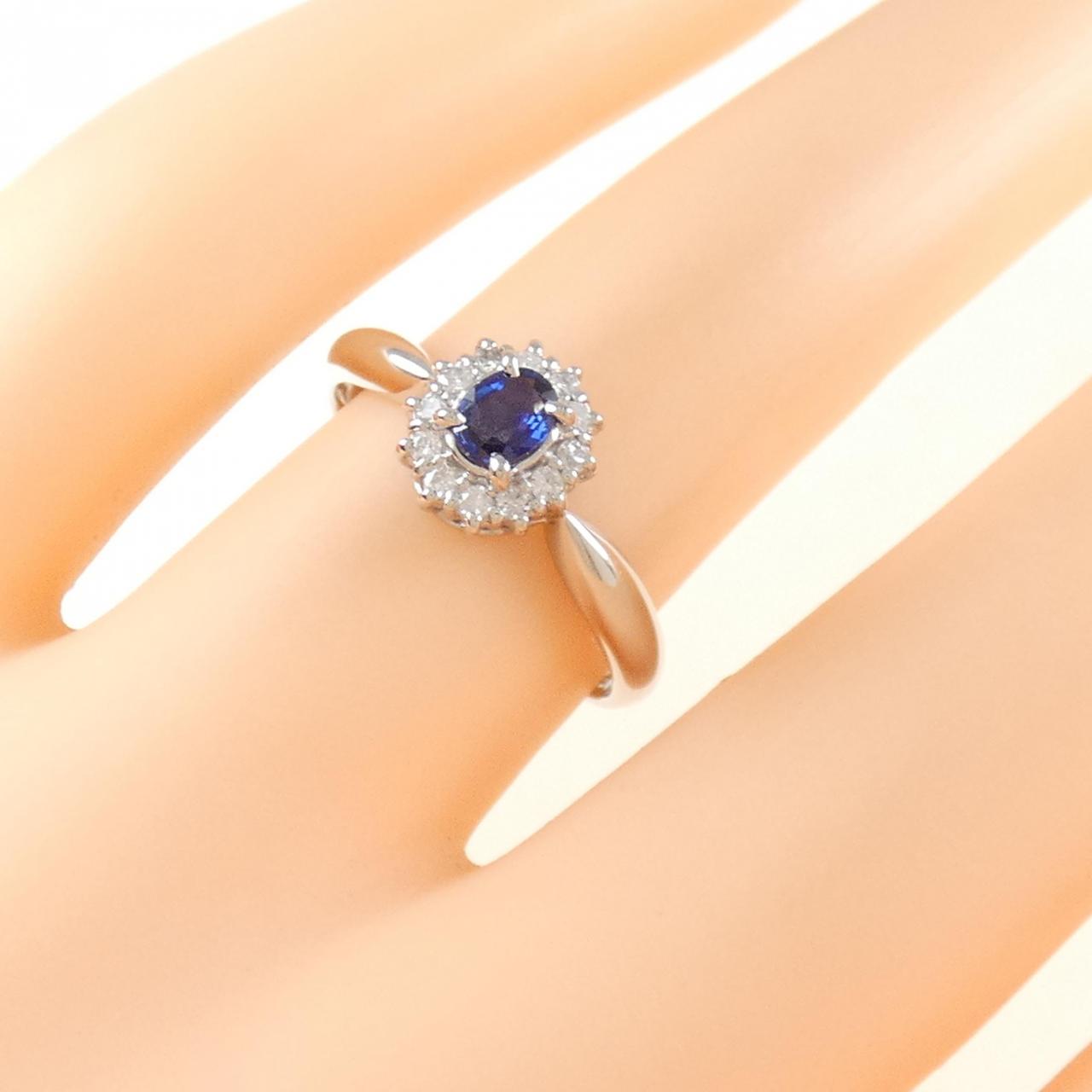 PT900 サファイヤ リング 0.21CT