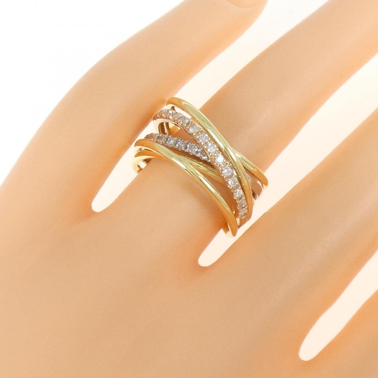 K18YG/PT/K18PG钻石0.30CT