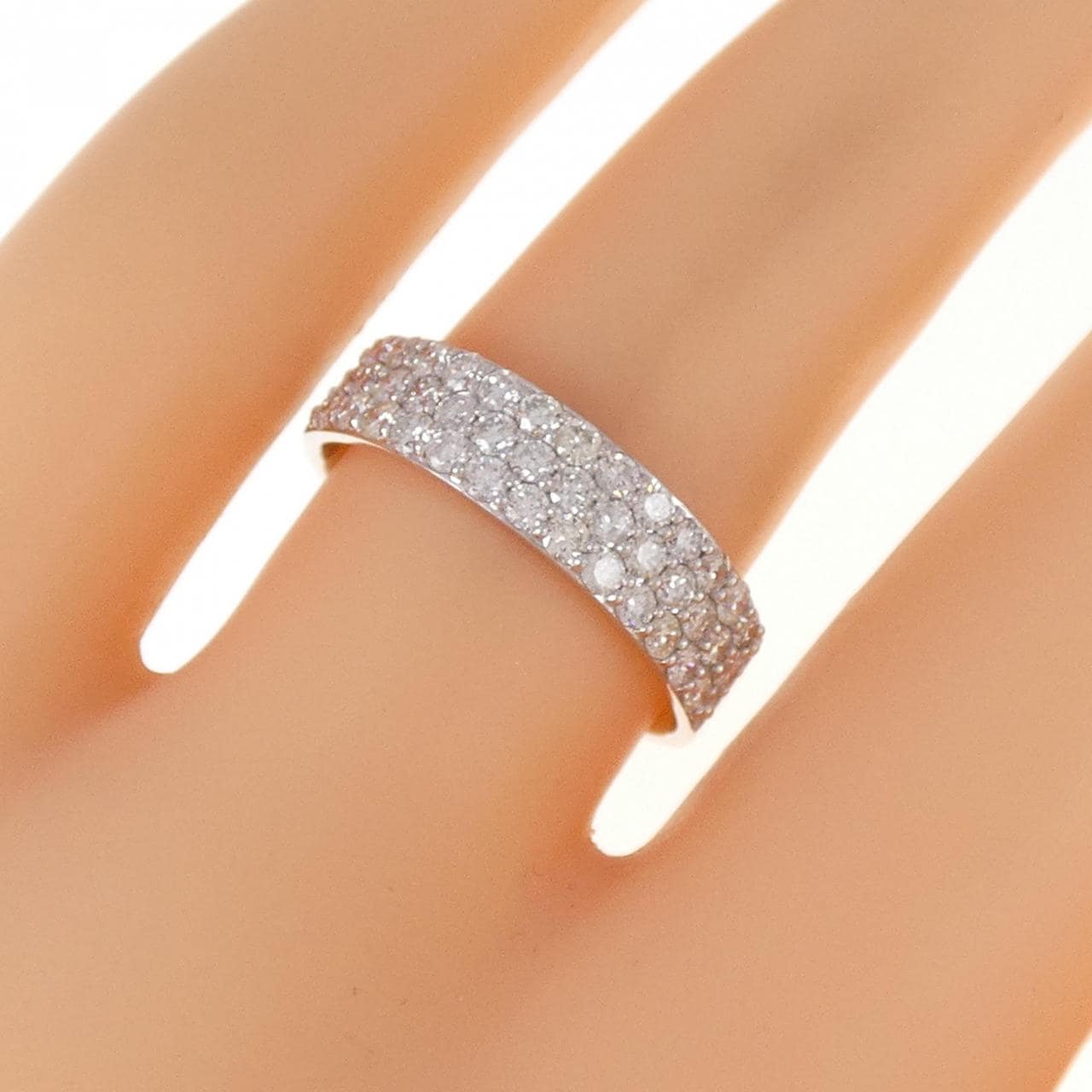 [新品] K18WG鑽石0.77CT